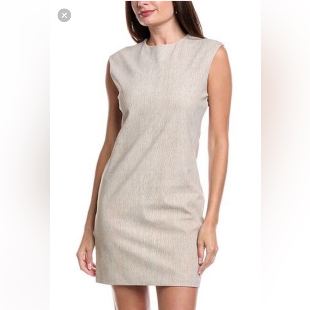 New Theory Light Beige shift  Dress size 4